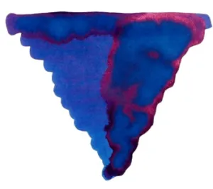 Diamine Ruby Blues Sheening Fountain Pen Ink