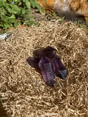 Double Terminated Amethyst