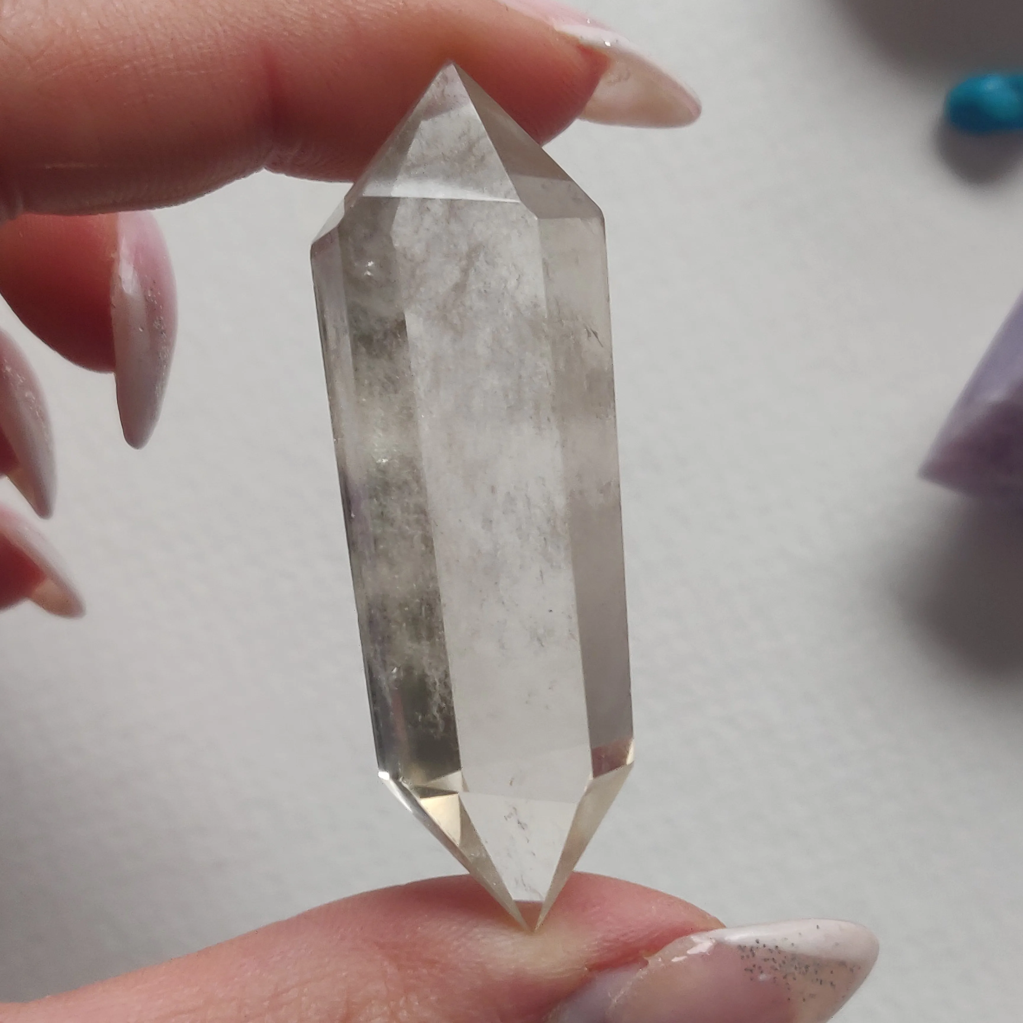 Double Terminated Citrine Point (#6)