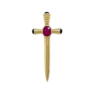 Excalibur Ruby and Onyx Cross