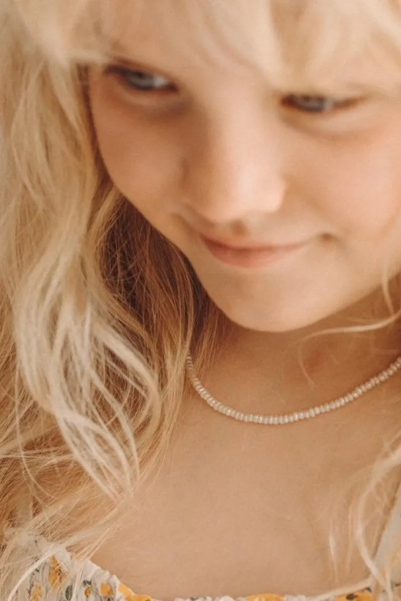 Freshwater Pearl Necklace - Silver
