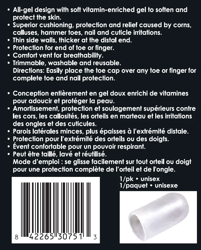 Gel Toe/Finger Cap