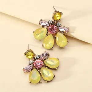 Gemstone Earring Yellow