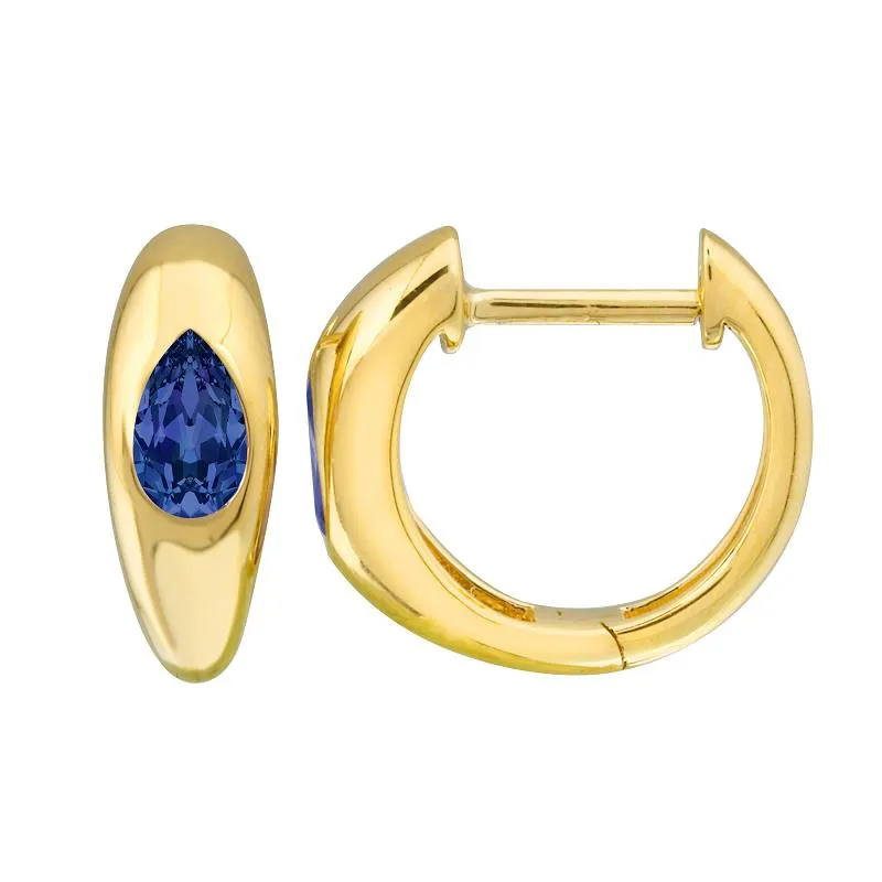 Gemstone Huggies