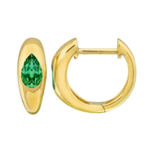 Gemstone Huggies