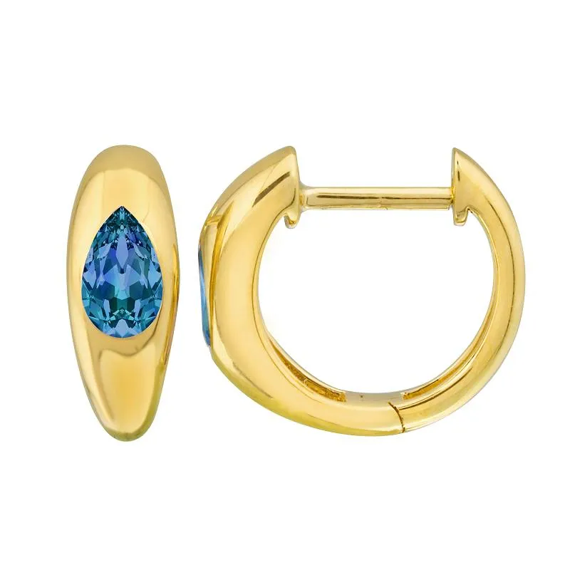 Gemstone Huggies