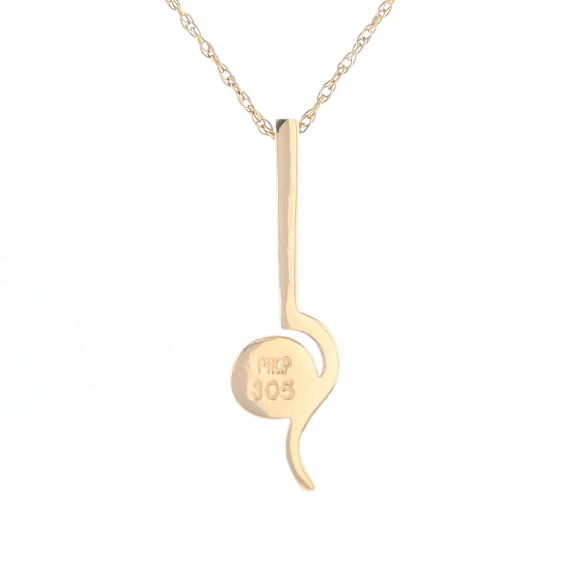 Gold Quartz Necklace Round Inlaid Curved Gold Bar Pendant