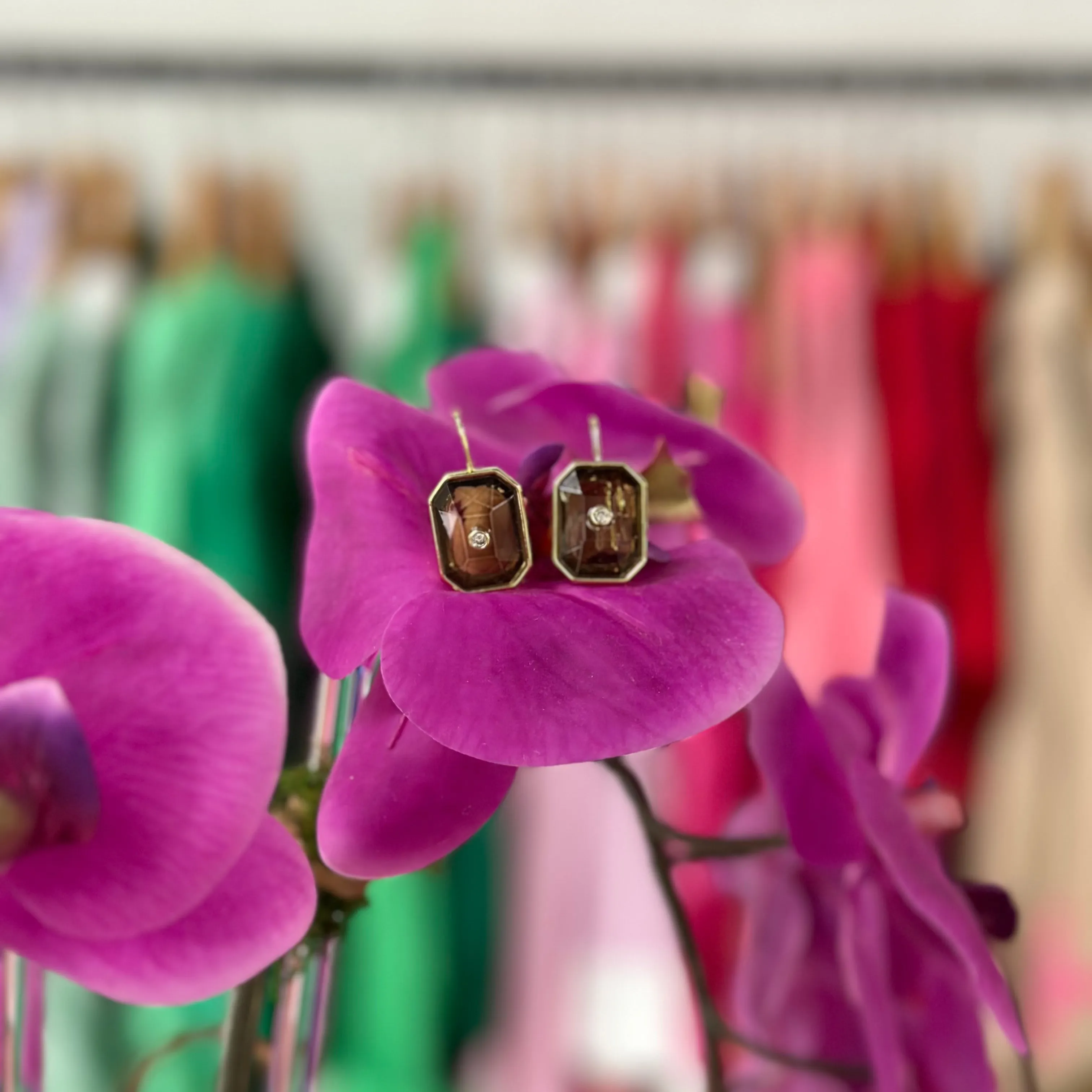 Grace Earring Amber