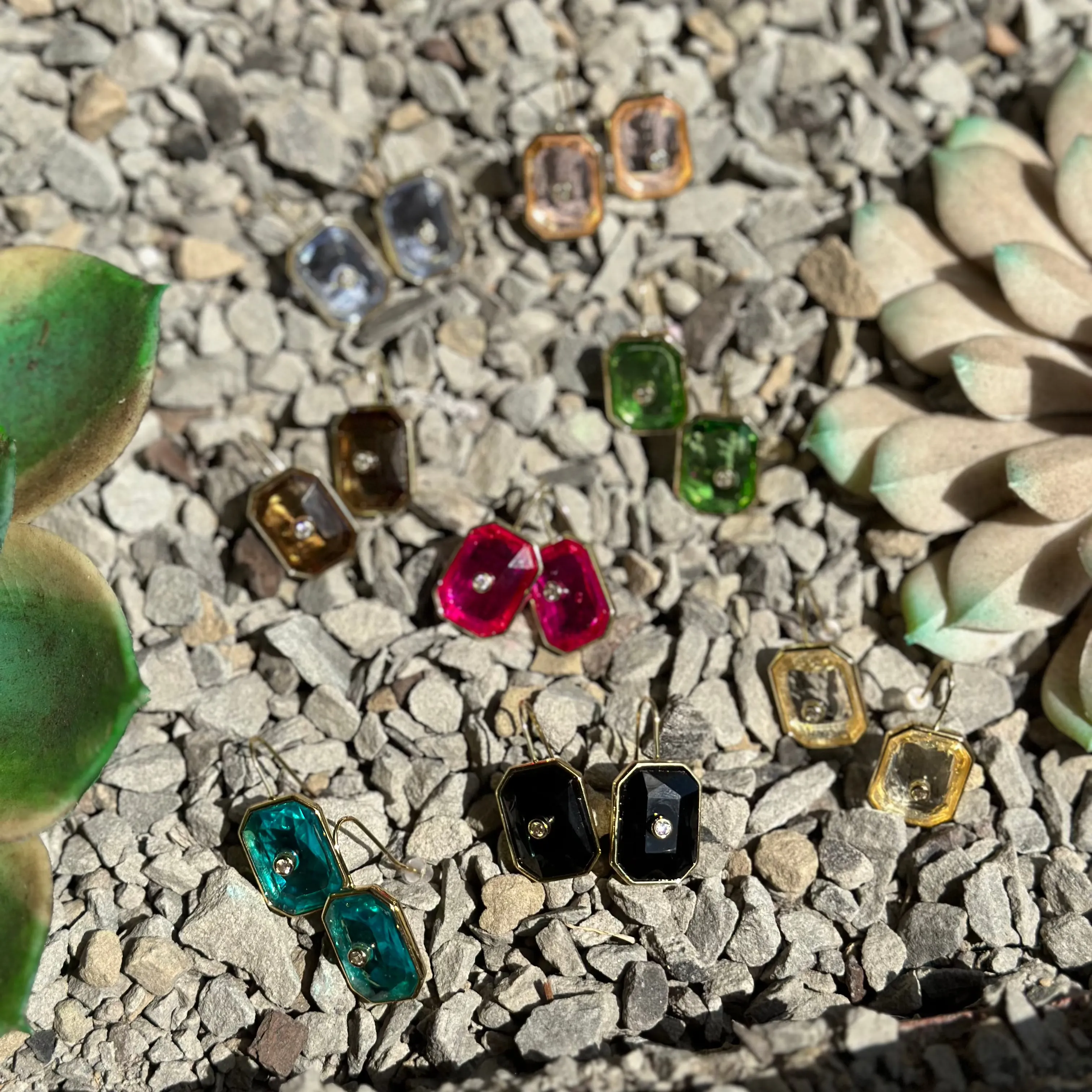 Grace Earring Amber