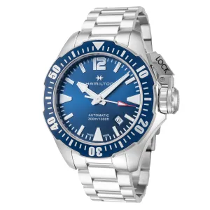 Hamilton Men's H77705145 Khaki Navy 42mm Automatic Watch
