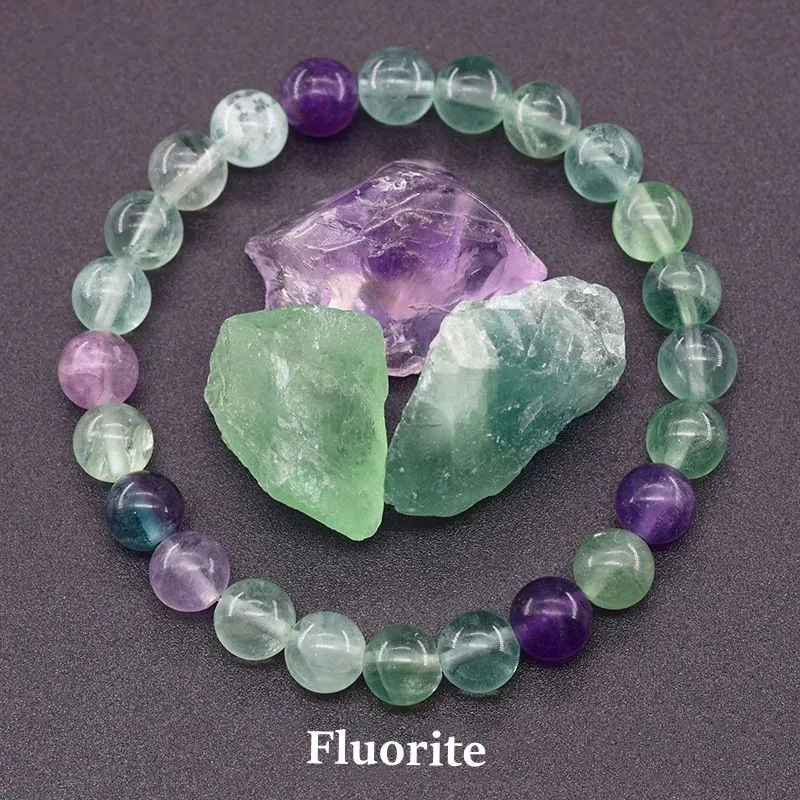 Handcrafted Natural Stone Bracelet Set - 4/9pcs