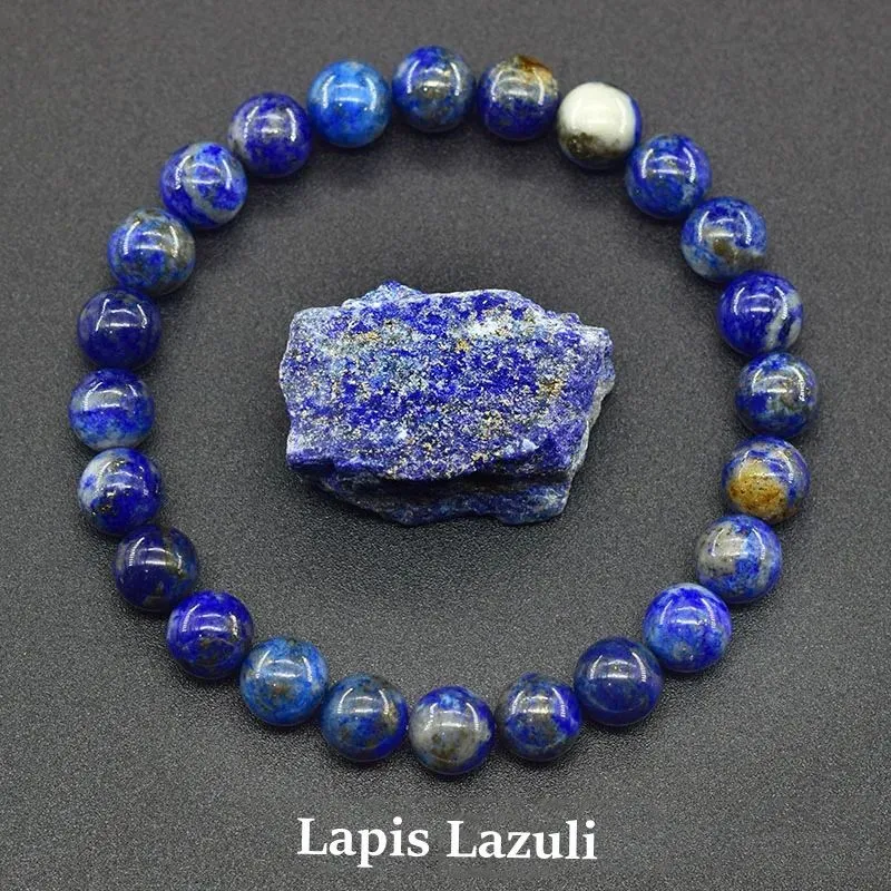 Handcrafted Natural Stone Bracelet Set - 4/9pcs