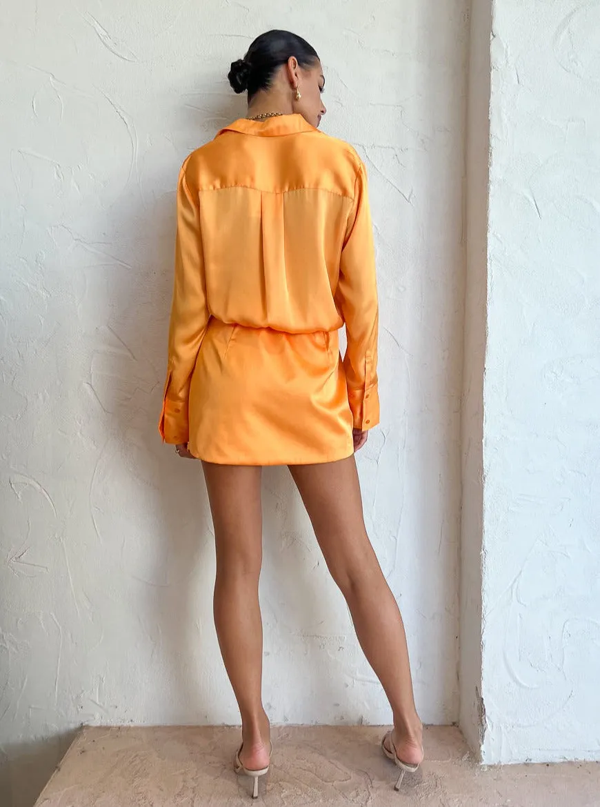 Hansen and Gretel Jerico Midi Shirt Dress in Mango