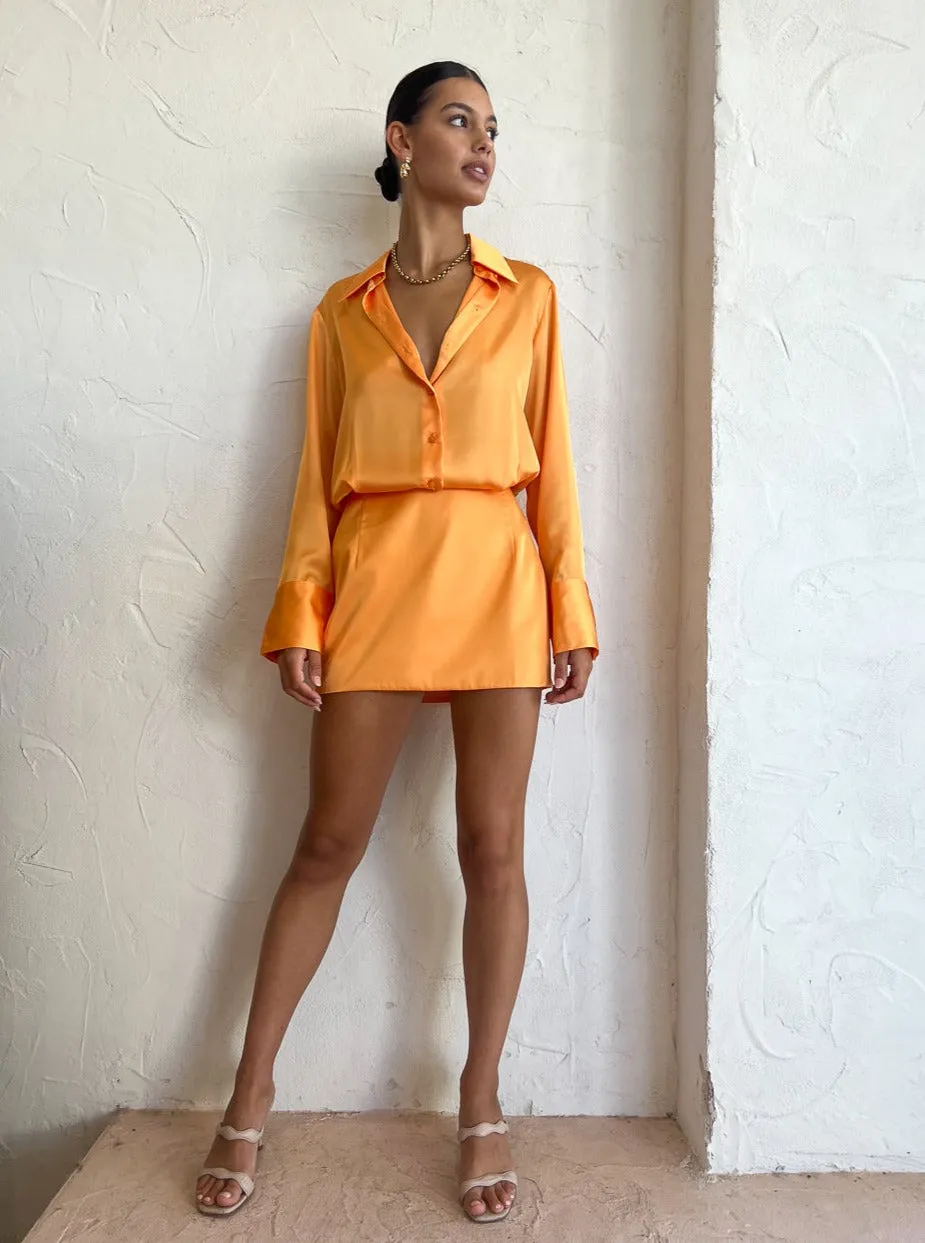 Hansen and Gretel Jerico Midi Shirt Dress in Mango