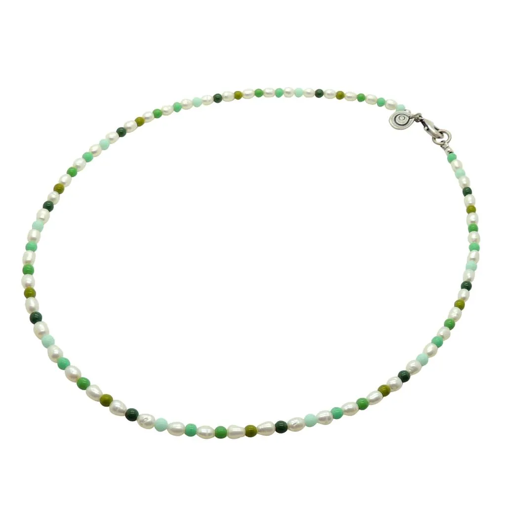 Hawaii Green Freshwater Pearl Necklace