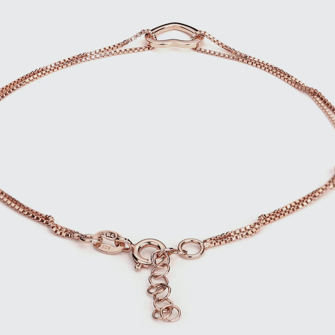 Heart's Desire CZ 925 Silver Jewelry Set - Valentines Edition With Gift Box
