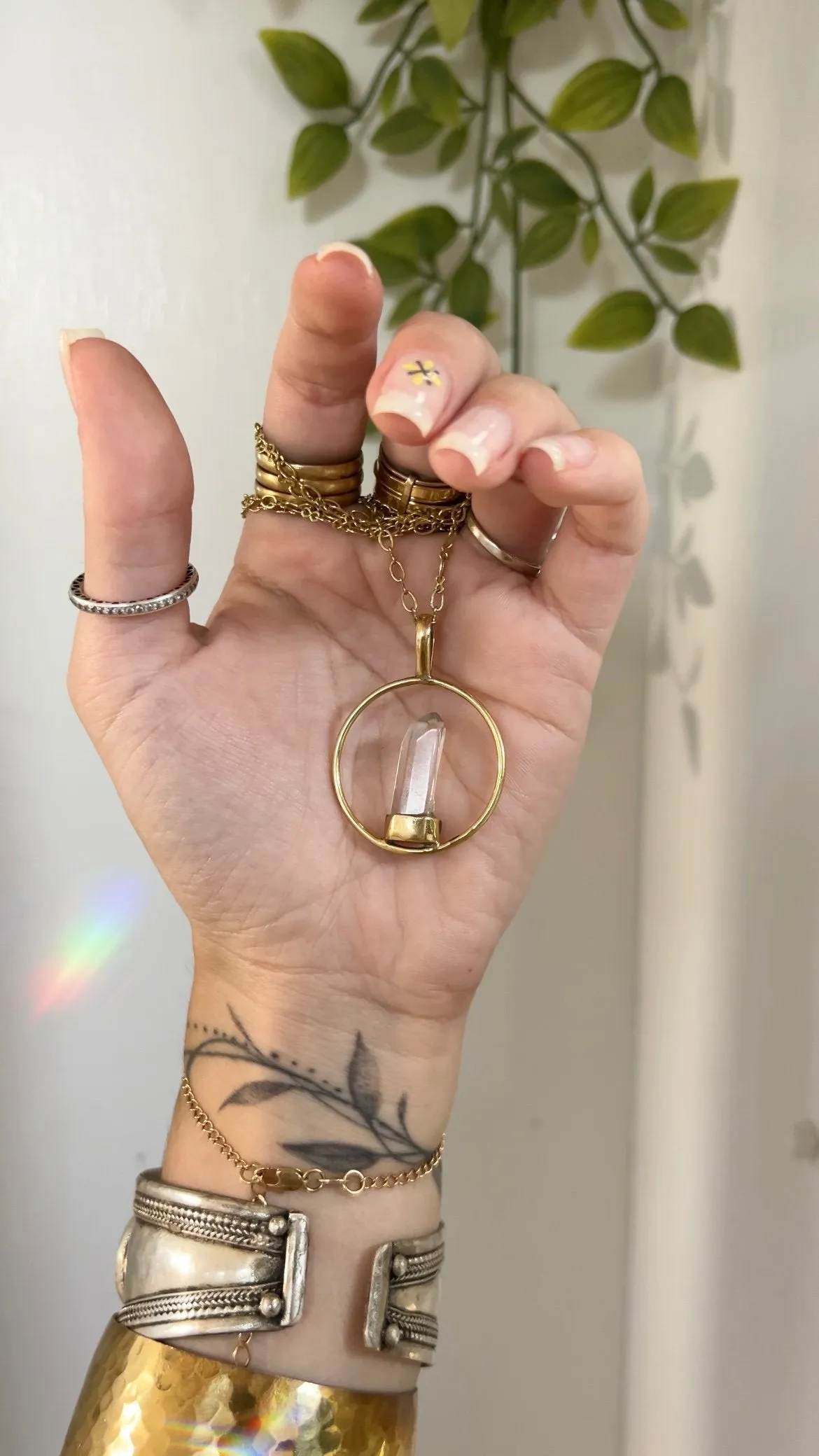 Her • Clear Quartz Necklace