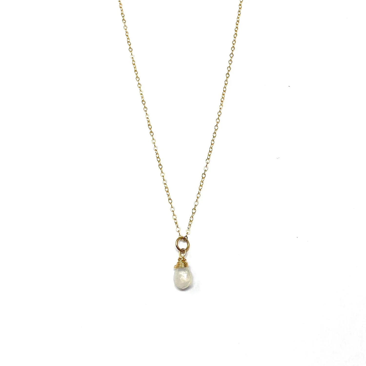 Herkimer Diamond Wire Wrapped Necklace