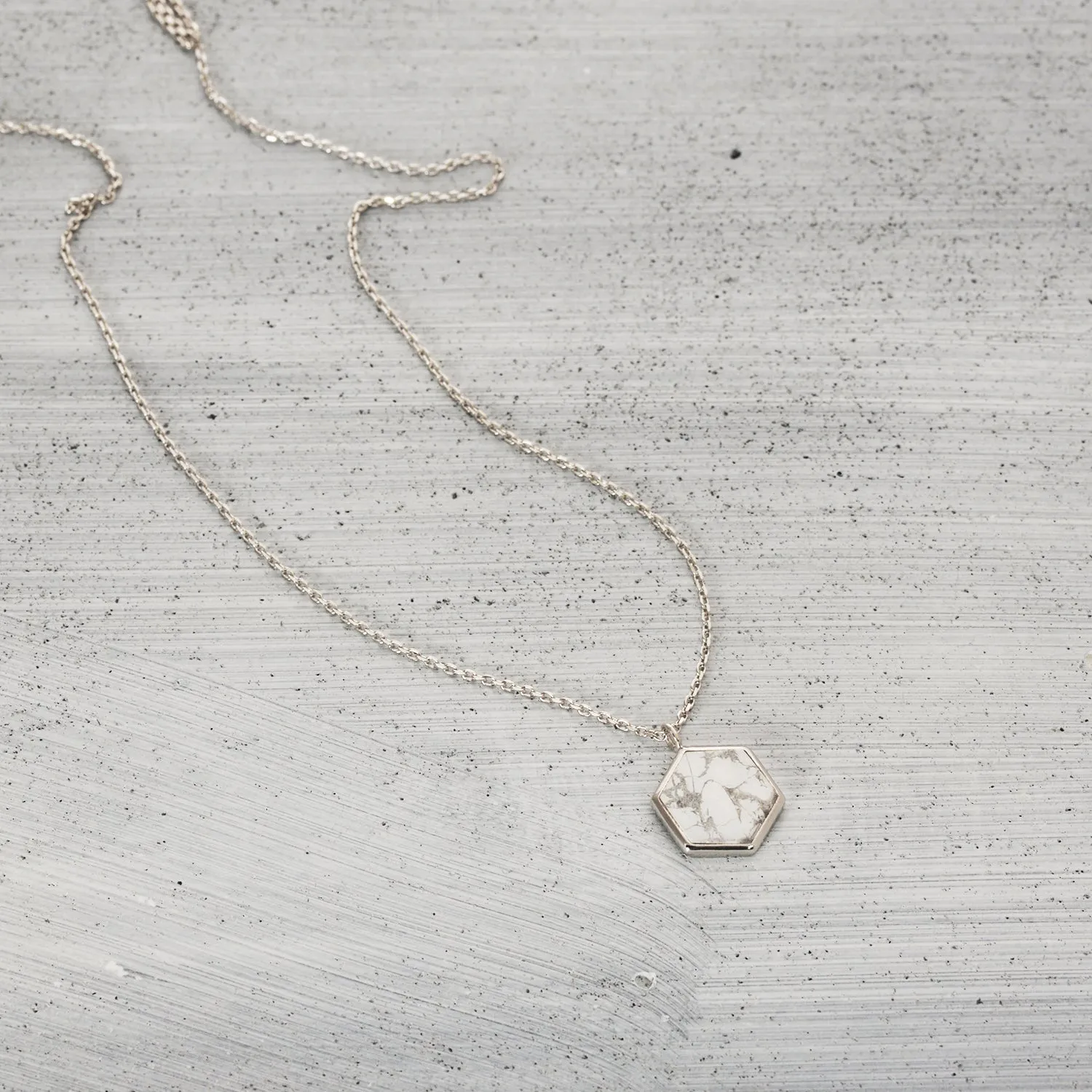 Hexagon city Necklace