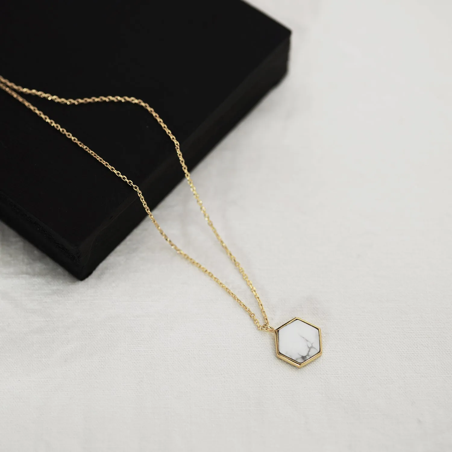 Hexagon city Necklace