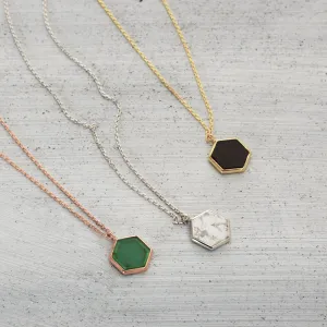 Hexagon city Necklace