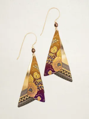 Holly Yashi All A Flutter Earrings - Amber Gold