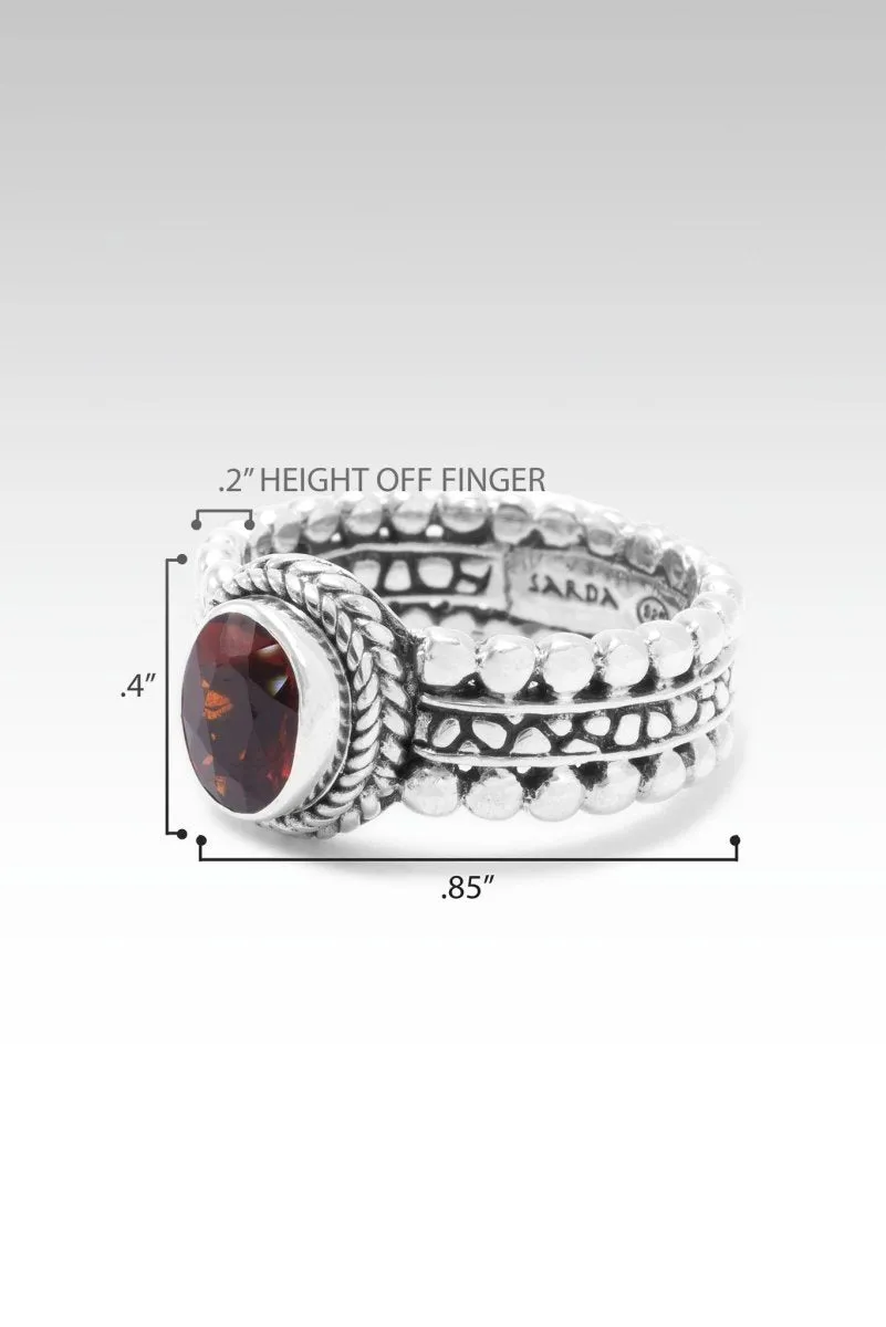Hope and Future Ring II™ in Red Madeira Citrine
