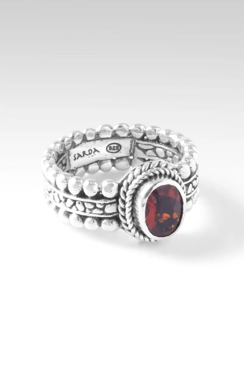 Hope and Future Ring II™ in Red Madeira Citrine