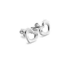 Hot Diamonds Emerge Open Heart Earrings