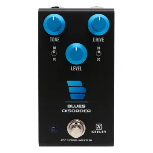 Keeley Electronics Blues Disorder Overdrive and Distortion Effect Pedal