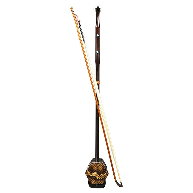 LANDTOM Ebony Erhu Chinese 2-string Violin Fiddle Musical Instrument   Free Accessories, Fulfilled by Amazon