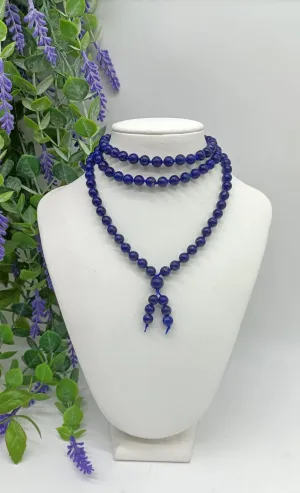 Lapis Lazuli AAA Quality 108 Mala Beads 6mm with Bracelet Included