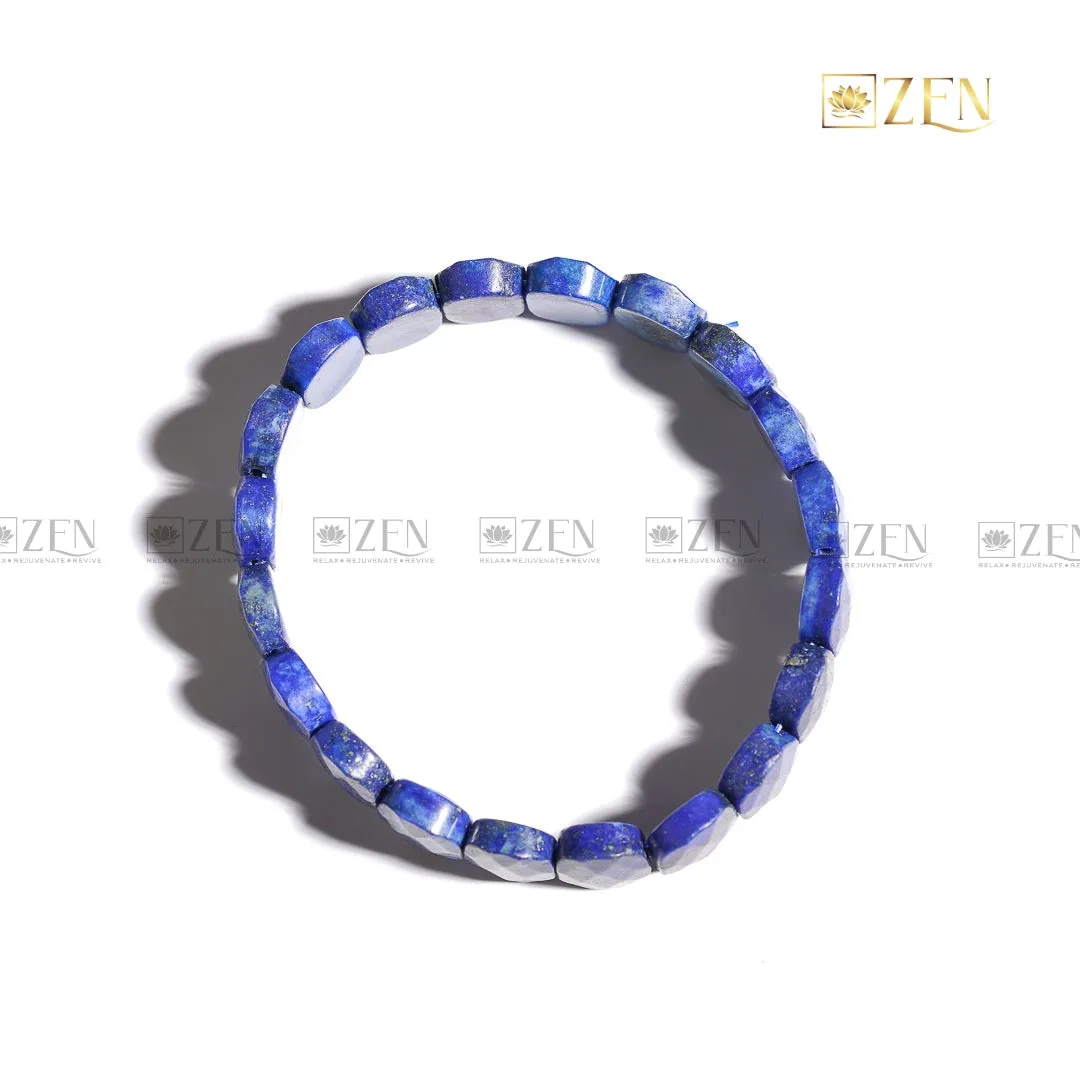 Lapis Lazuli - Flat Bead Bracelet