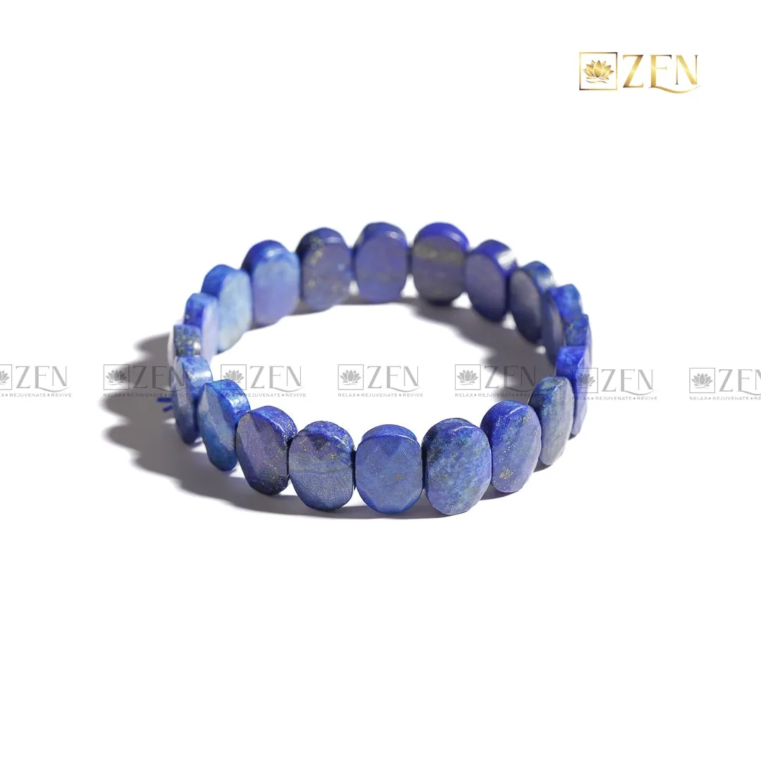 Lapis Lazuli - Flat Bead Bracelet