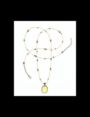 Long Tibetan - Lemon Topaz