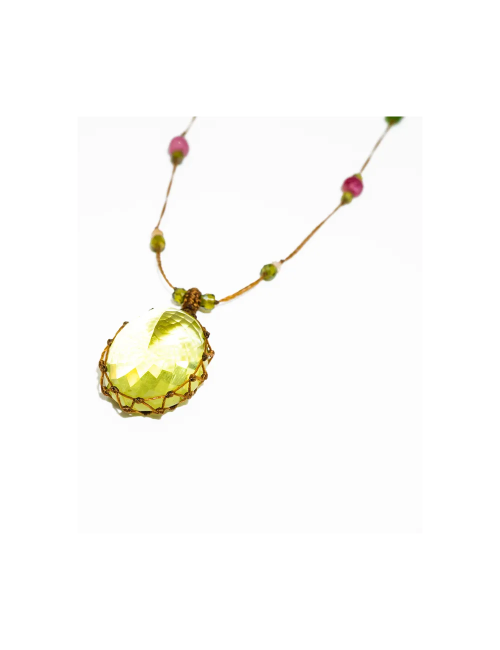 Long Tibetan - Lemon Topaz