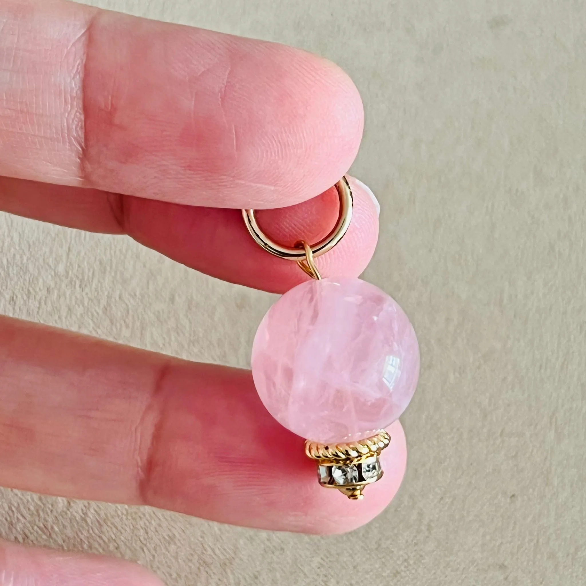 Madagascar Rose Quartz Pendant