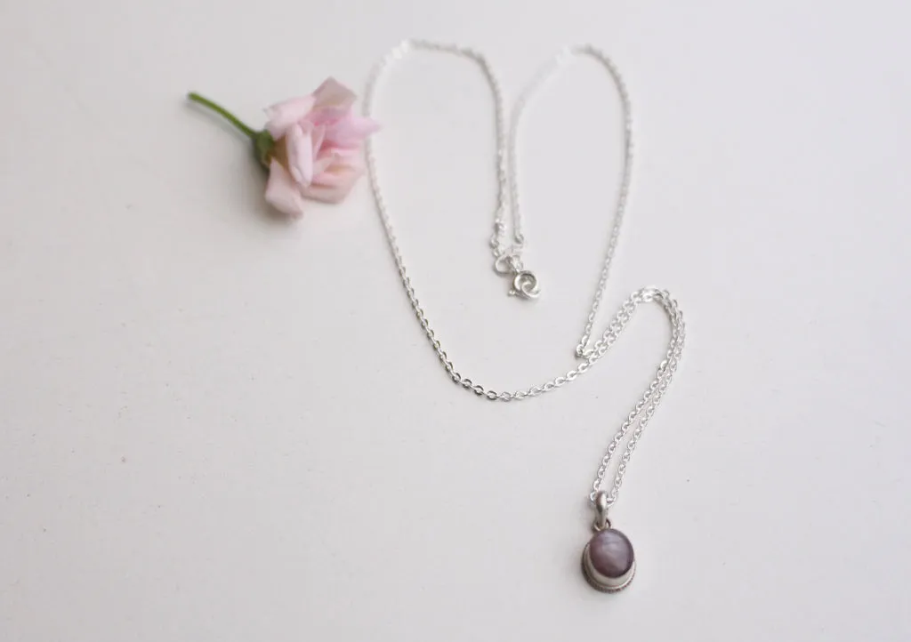 Magnificient Ruby Stone 925 Silver Sterling Pendant