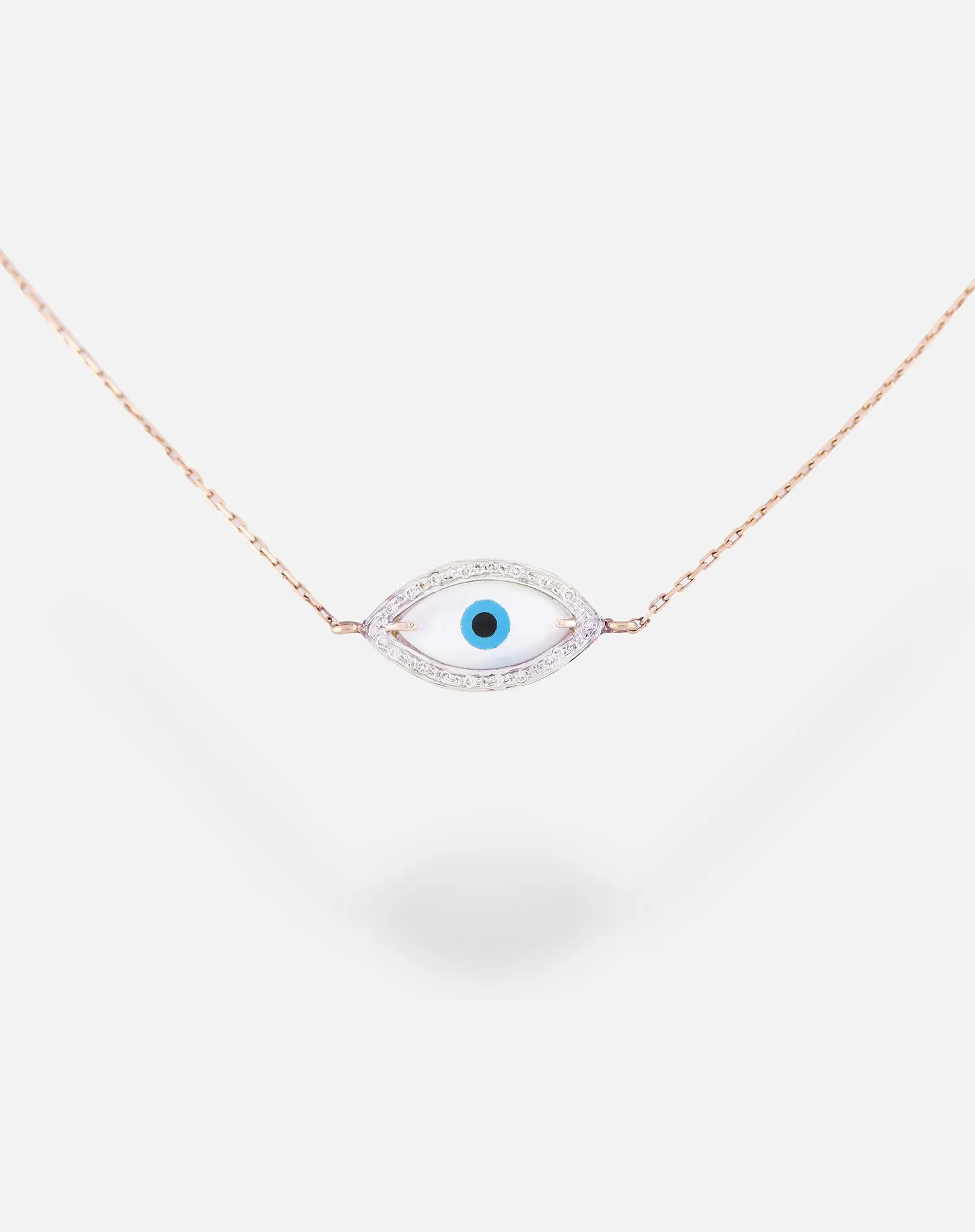Marquise Evil Eye Diamond Necklace
