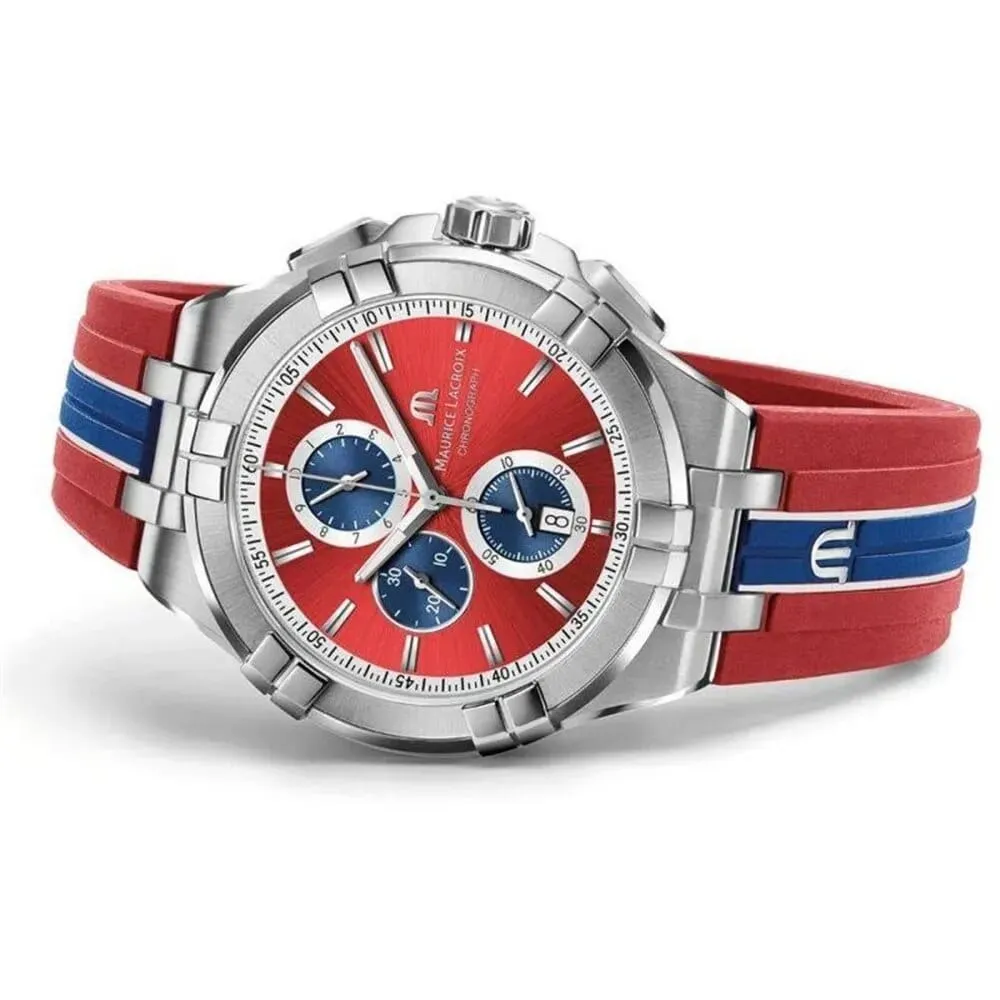 Maurice Lacroix Vikings Special Limited Edition Quartz Chronograph Watch for Men