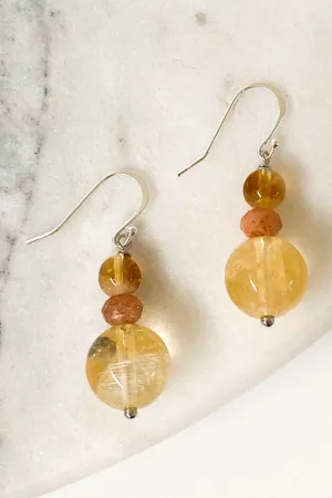 Melissa Earring | Citrine