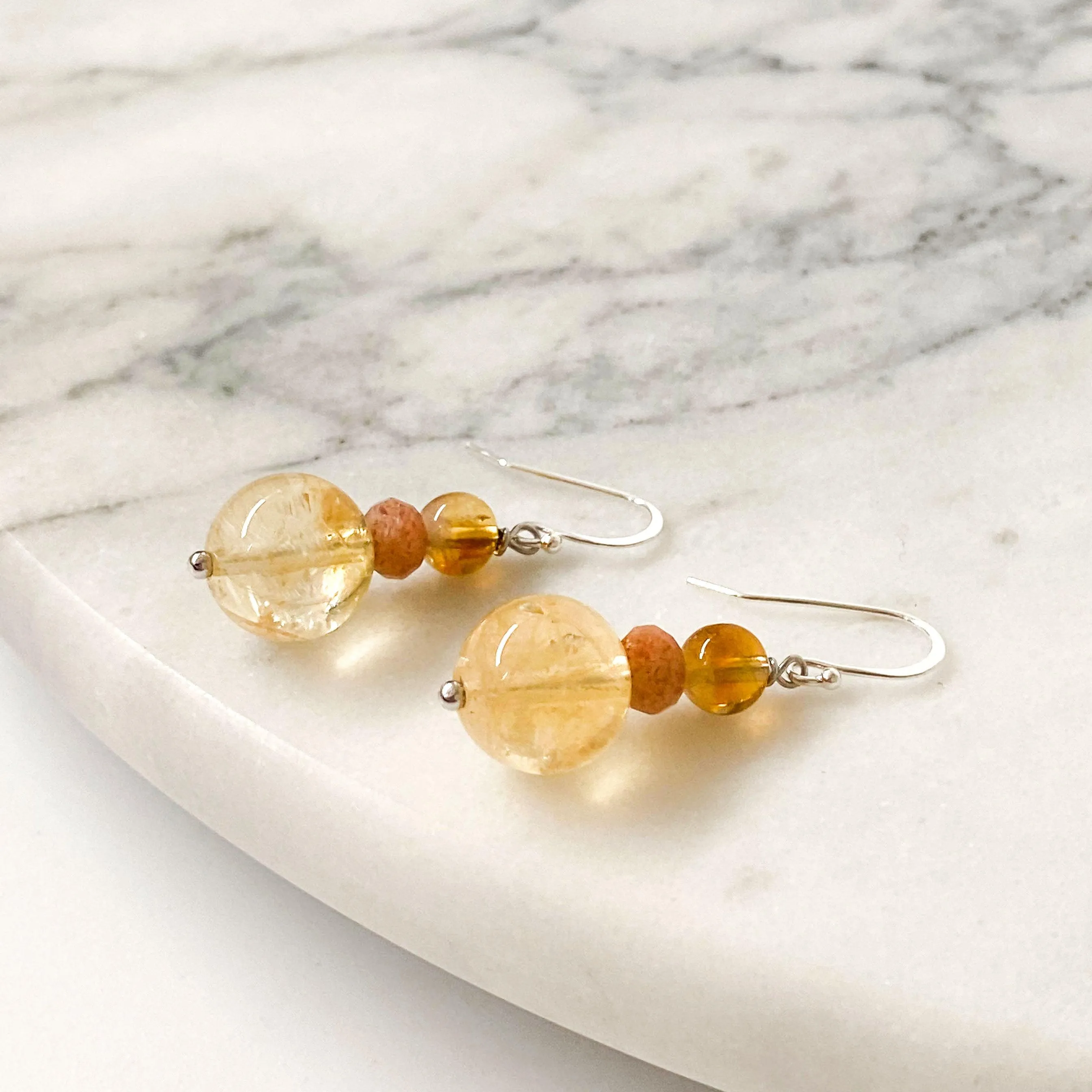 Melissa Earring | Citrine
