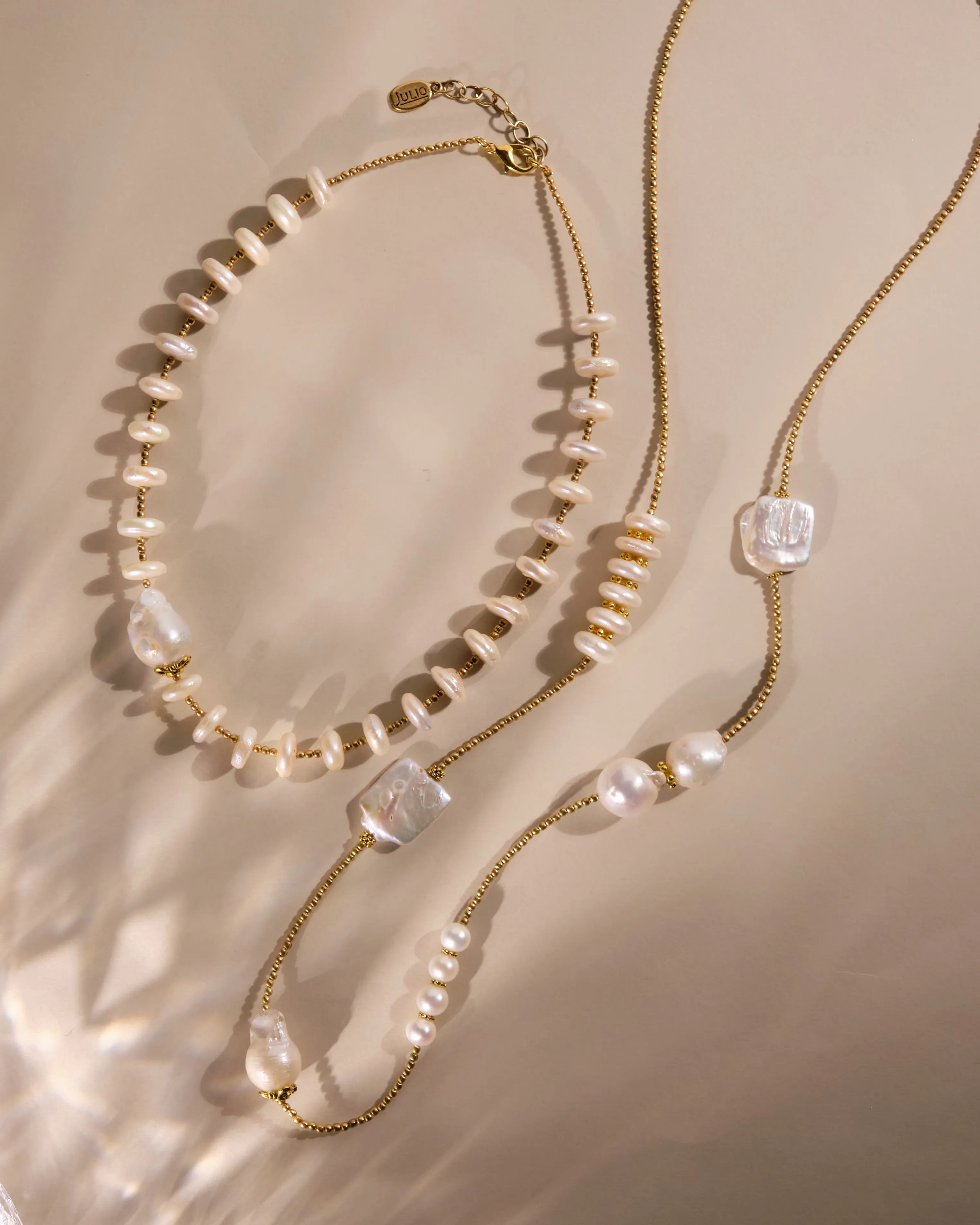 Mirinda Freshwater Pearl Rondelle Necklace