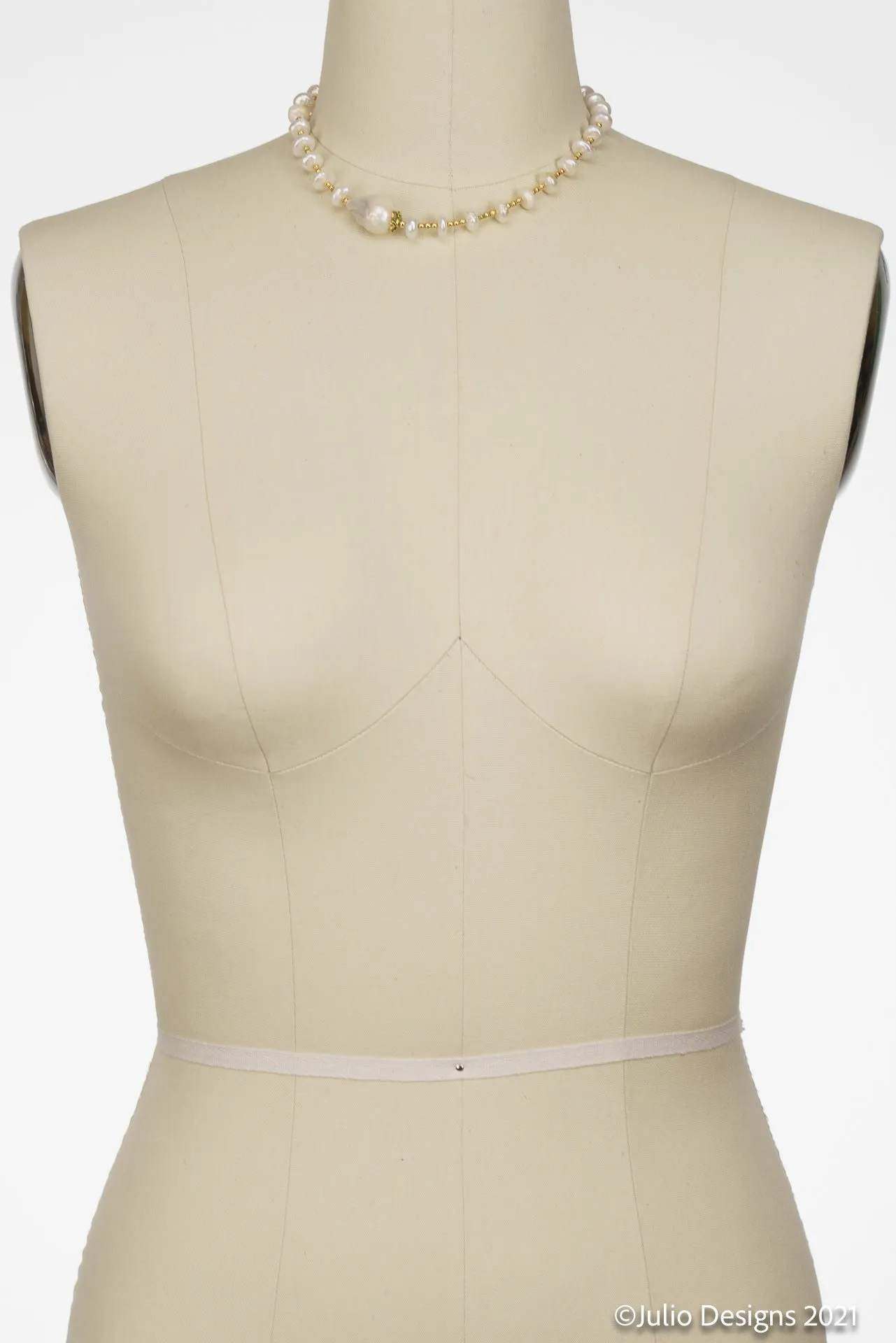 Mirinda Freshwater Pearl Rondelle Necklace