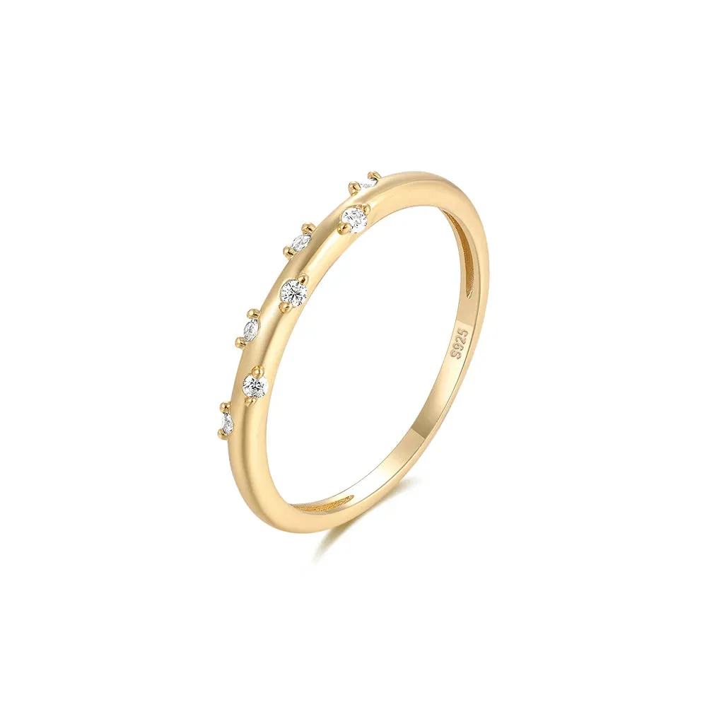 Moissanite Diamond Wedding Ring