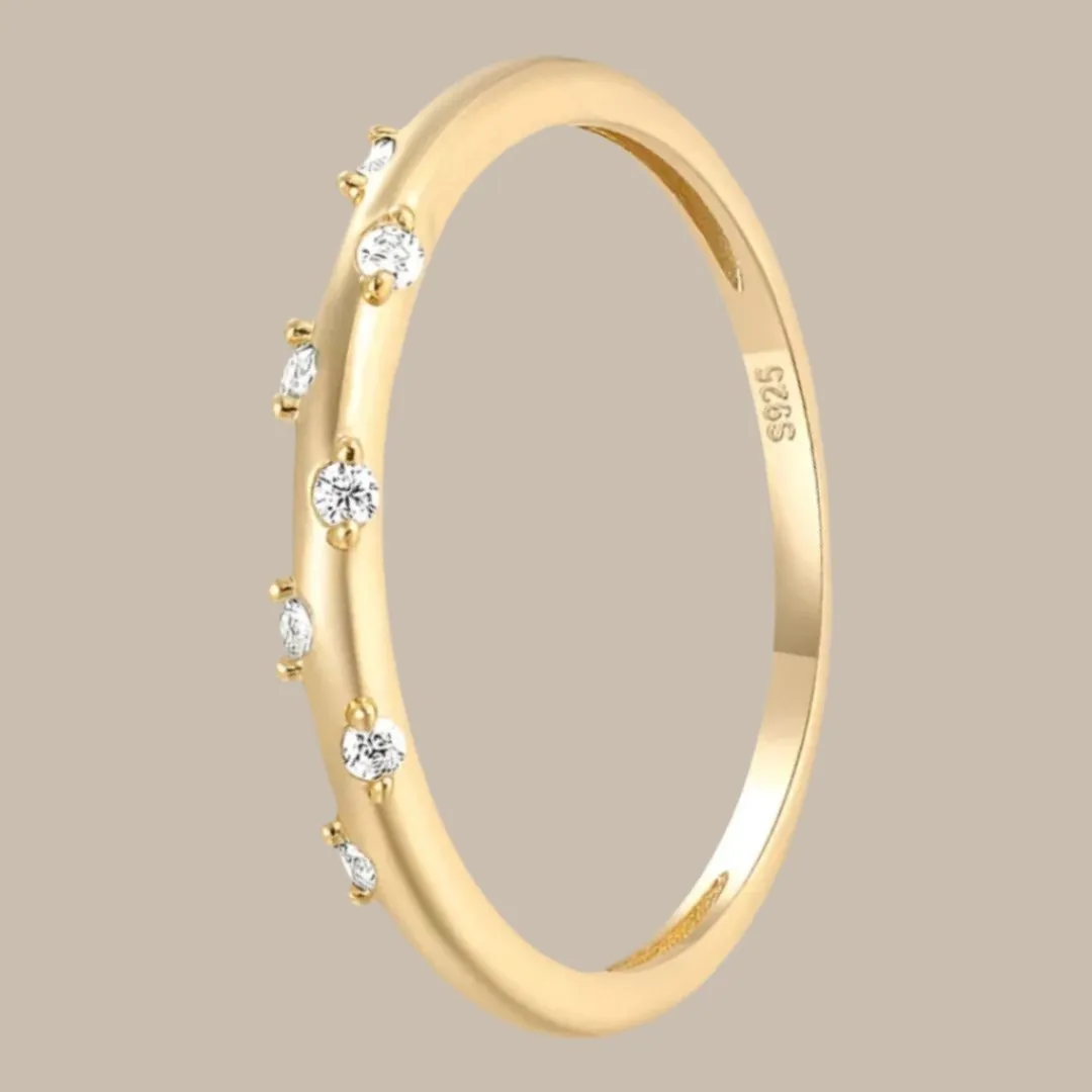 Moissanite Diamond Wedding Ring