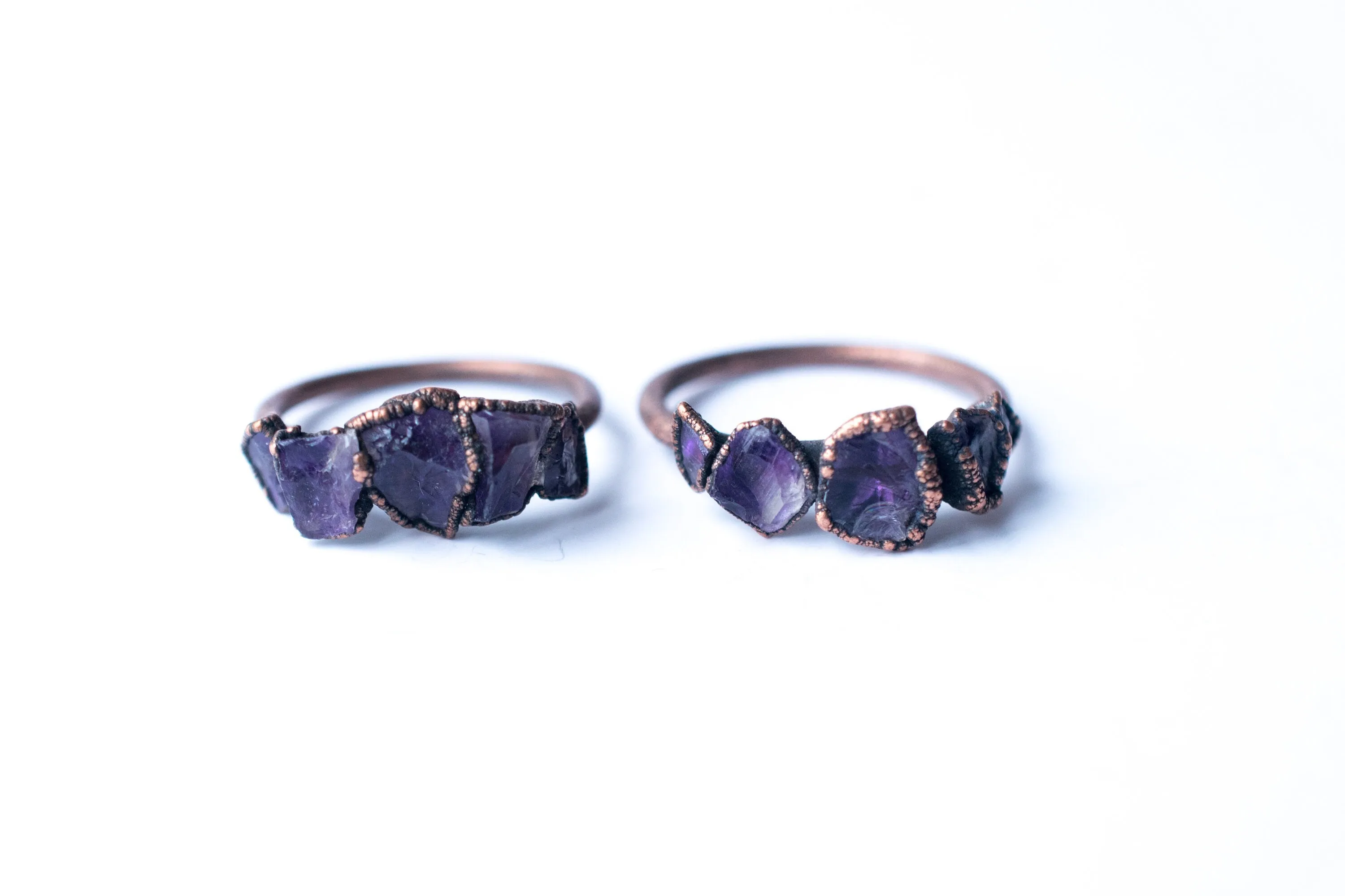 Multi Stone Ring | Amethyst ring