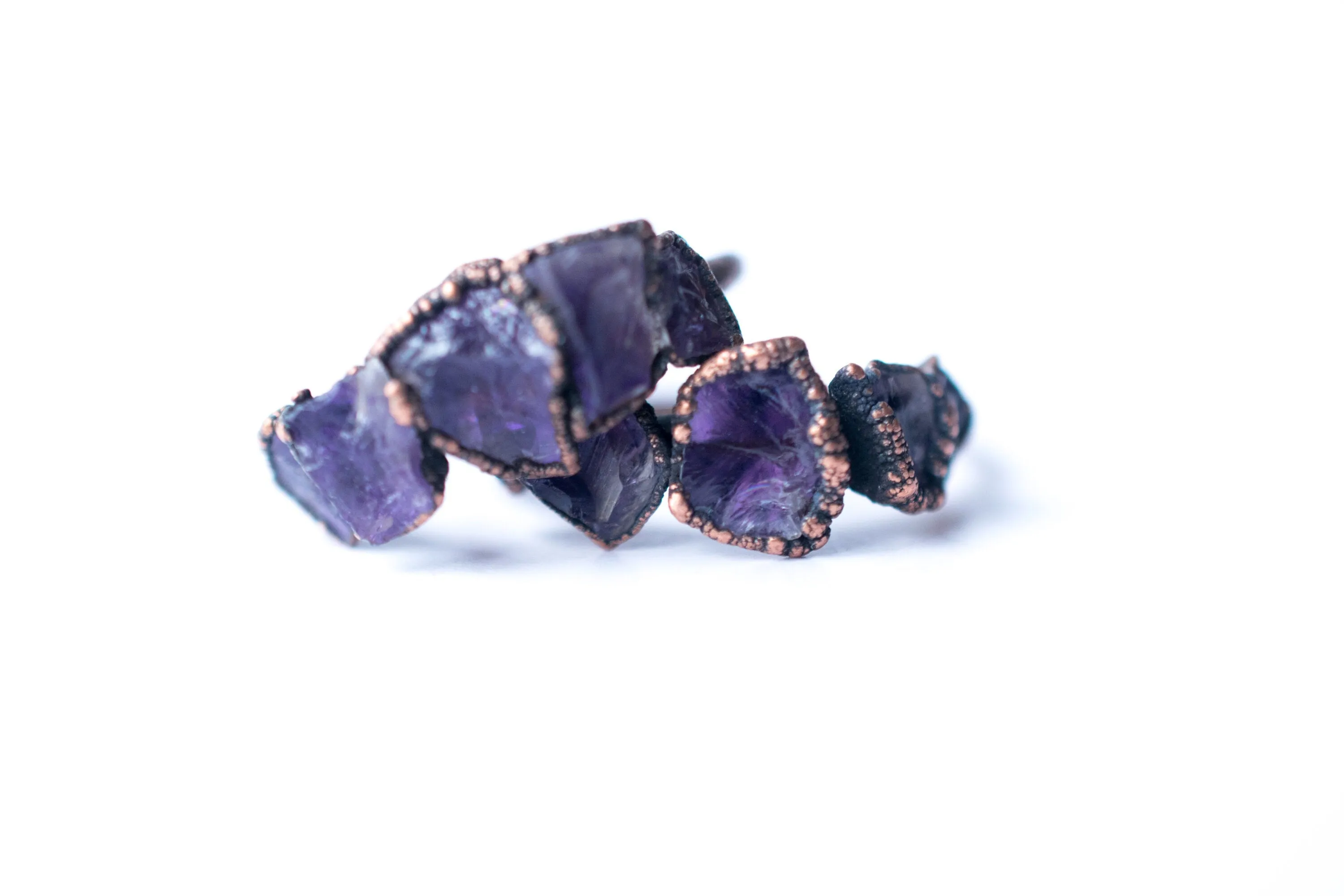 Multi Stone Ring | Amethyst ring