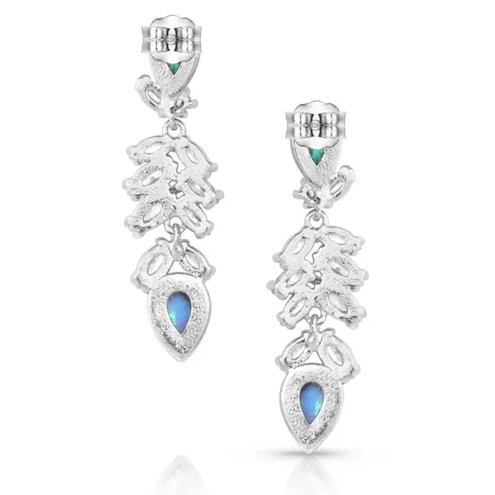 Mystic Falls Opal Crystal Earrings ER5362