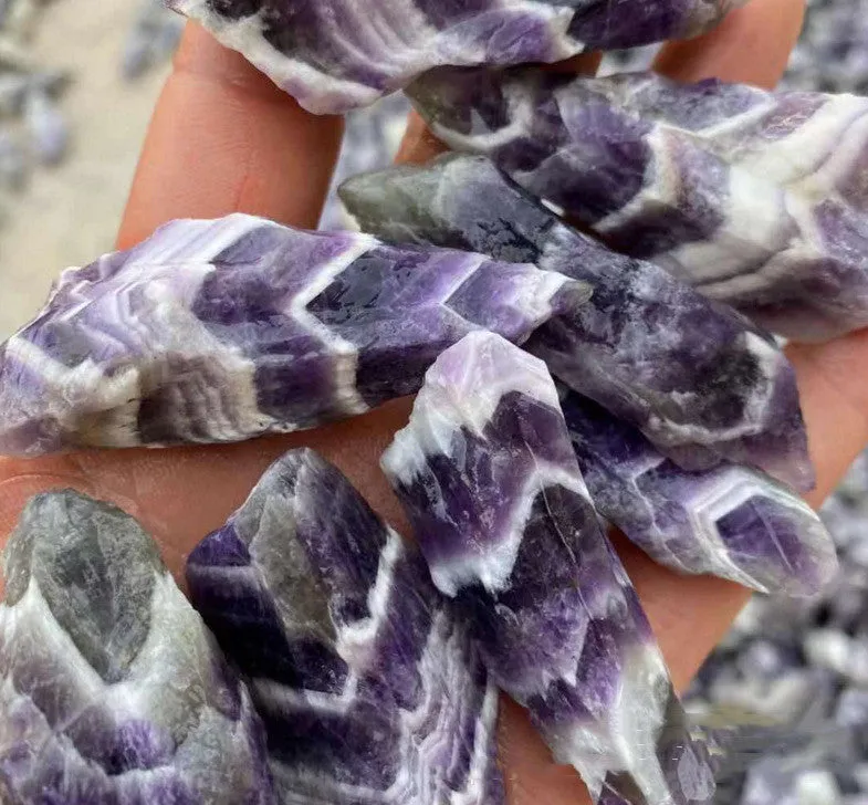 Natural Amethyst Rough Teeth Crushed Stone